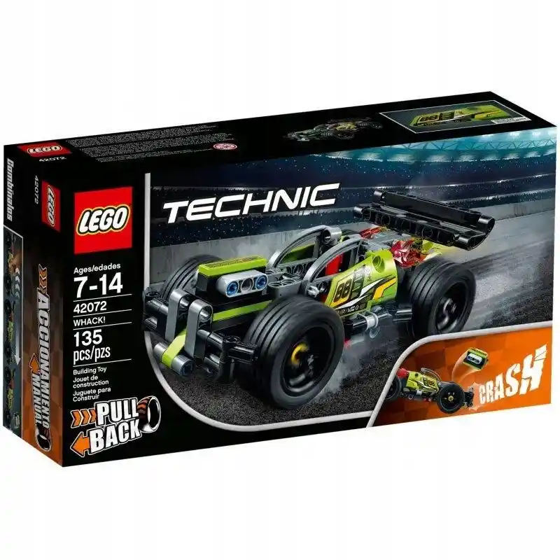 Lego Technic 42072 — Żółta wyścigówka