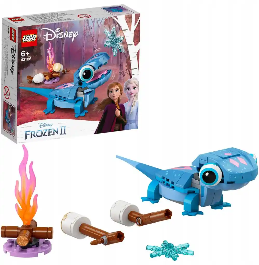 Lego Disney 43186 — Salamandra Bruni do zbudowania