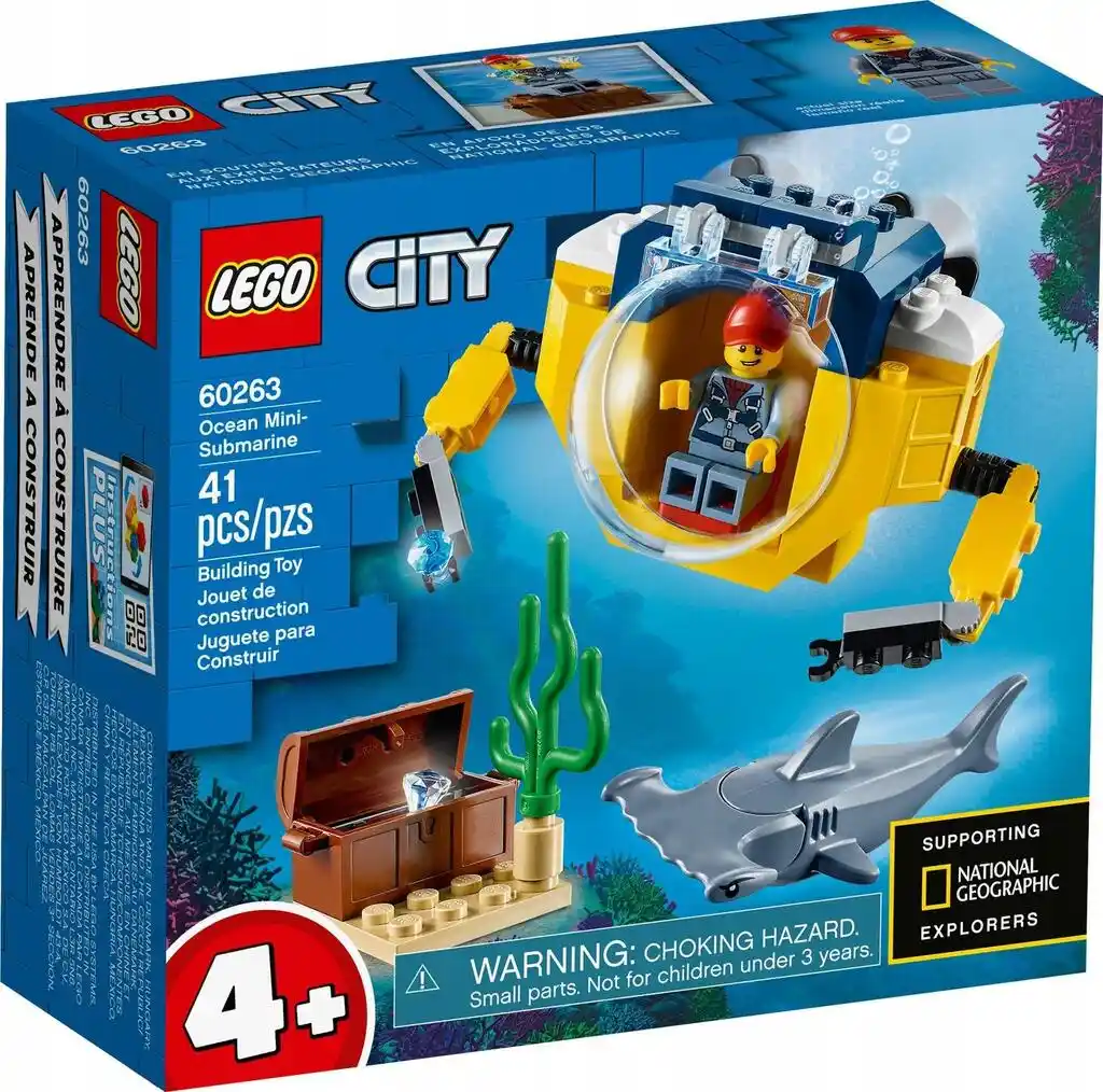 Lego City 60263 — Oceaniczna miniłódź podwodna