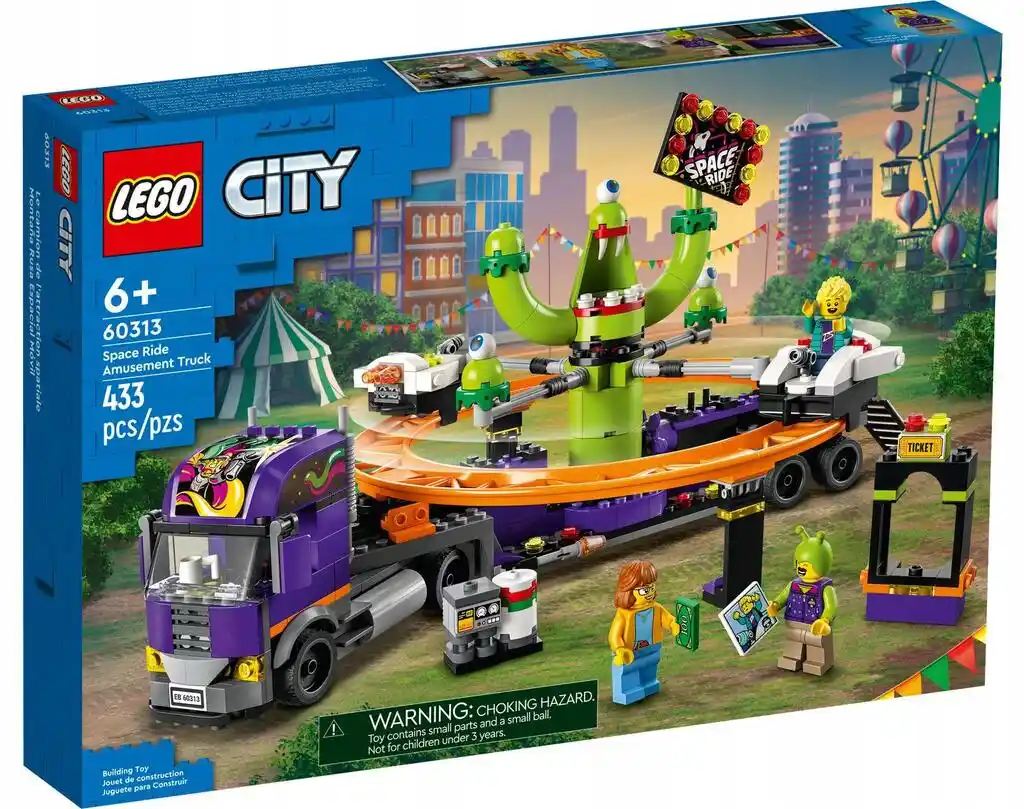 Lego City 60313 — Ciężarówka z kosmiczną karuzelą