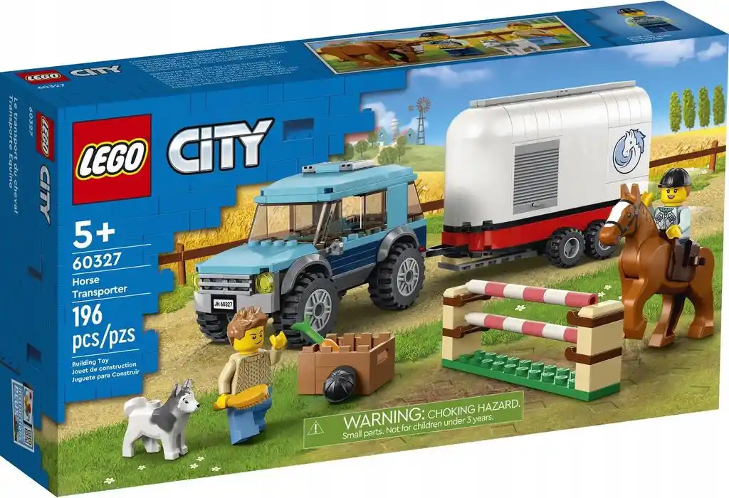 Lego City 60327 — Przyczepa do przewozu koni