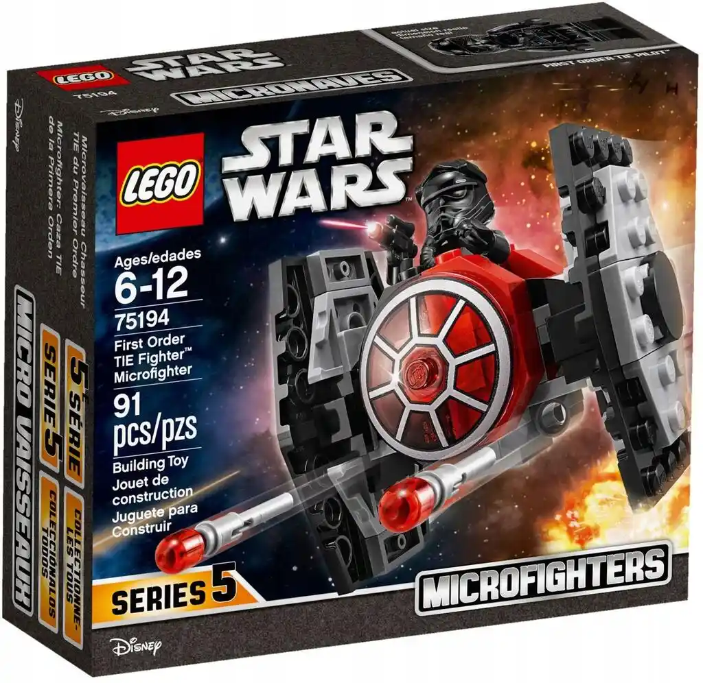 Lego Star Wars 75194 — Myśliwiec Tie Najwyższego Porządku