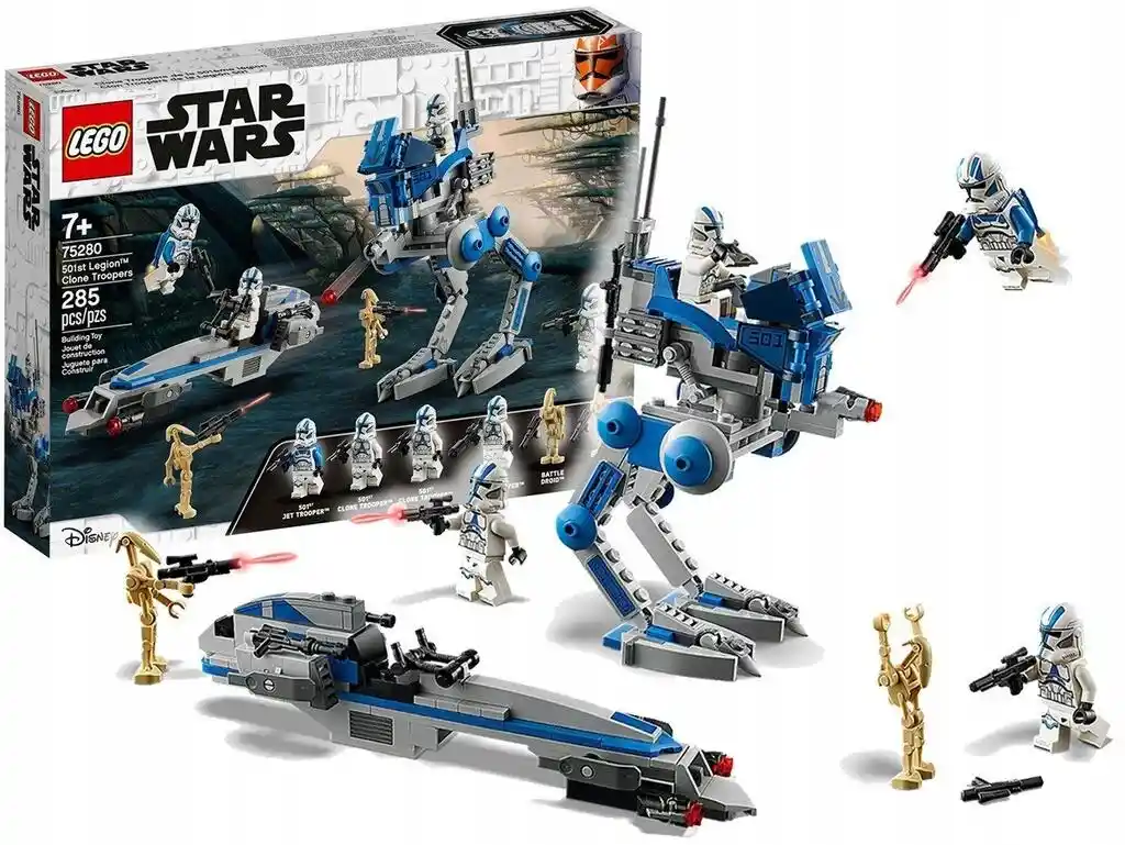 Lego Star Wars 75280 — Żołnierze-klony z 501. legionu