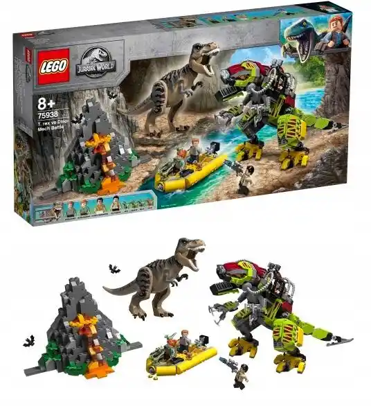 Lego Jurassic World 75938, Tyranozaur kontra mechaniczny dinozaur