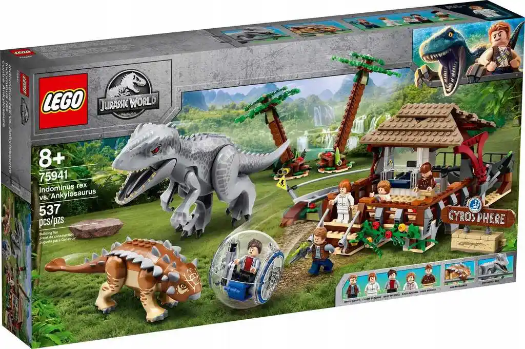 Lego Jurassic World 75941, Indominus Rex kontra ankylozaur