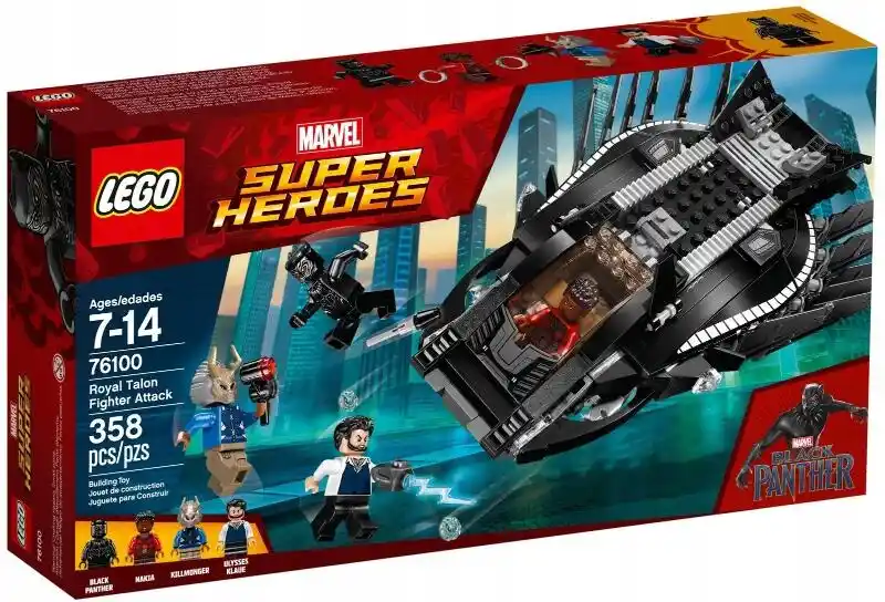 Lego Super Heroes 76100, Atak myśliwca Royal Talon Fighter