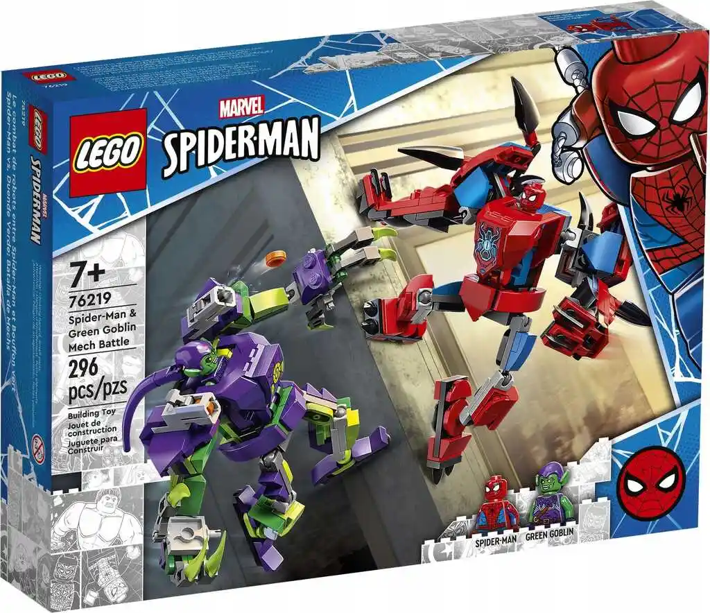 Lego Super Heroes 76219, Bitwa mechów Spider-Mana i Zielonego Goblina