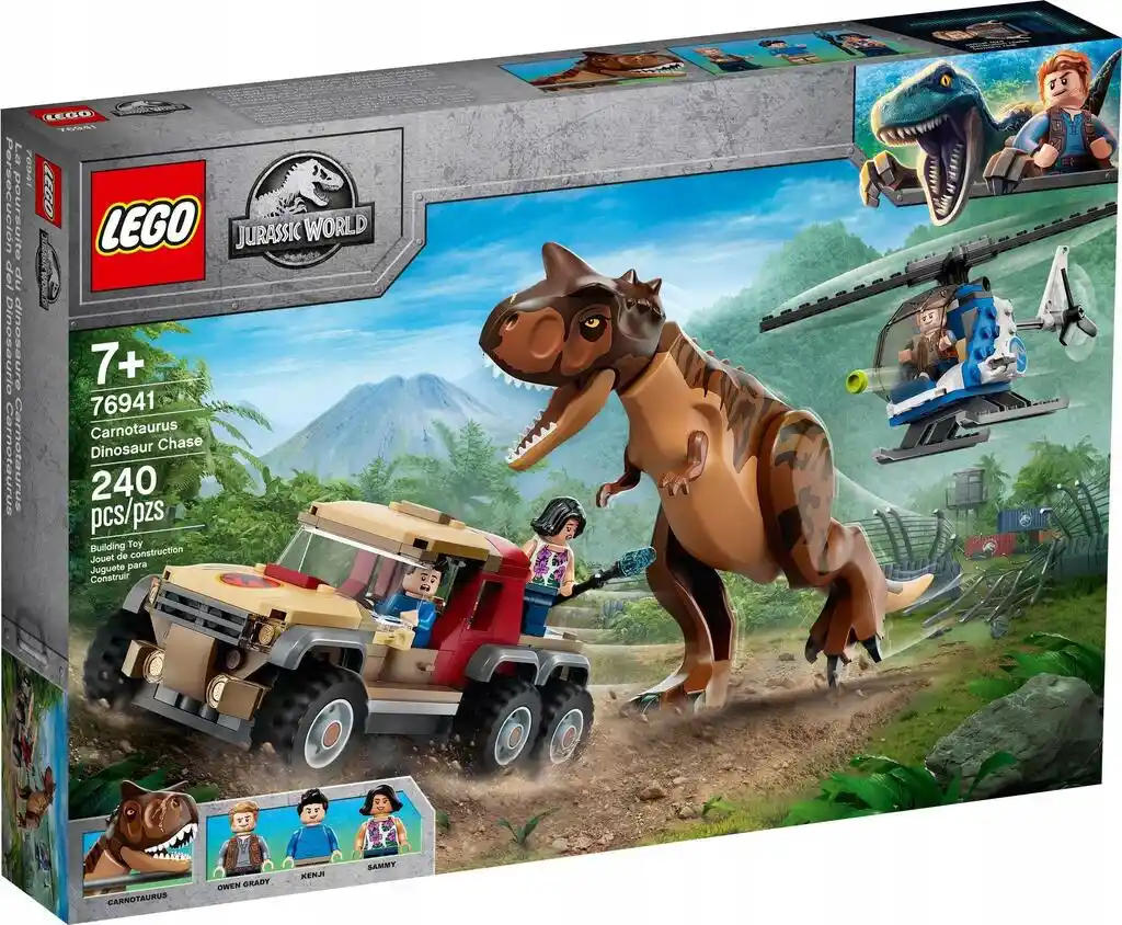 Lego Jurassic World 76941, Pościg za karnotaurem