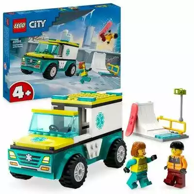 Lego City Karetka i snowboardzista 60403