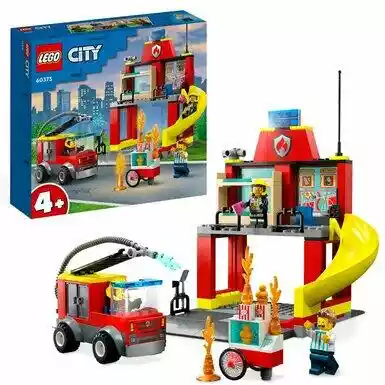 Lego City Remiza strażacka i wóz strażacki 60375