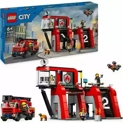 Lego City Remiza strażacka z wozem strażackim 60414