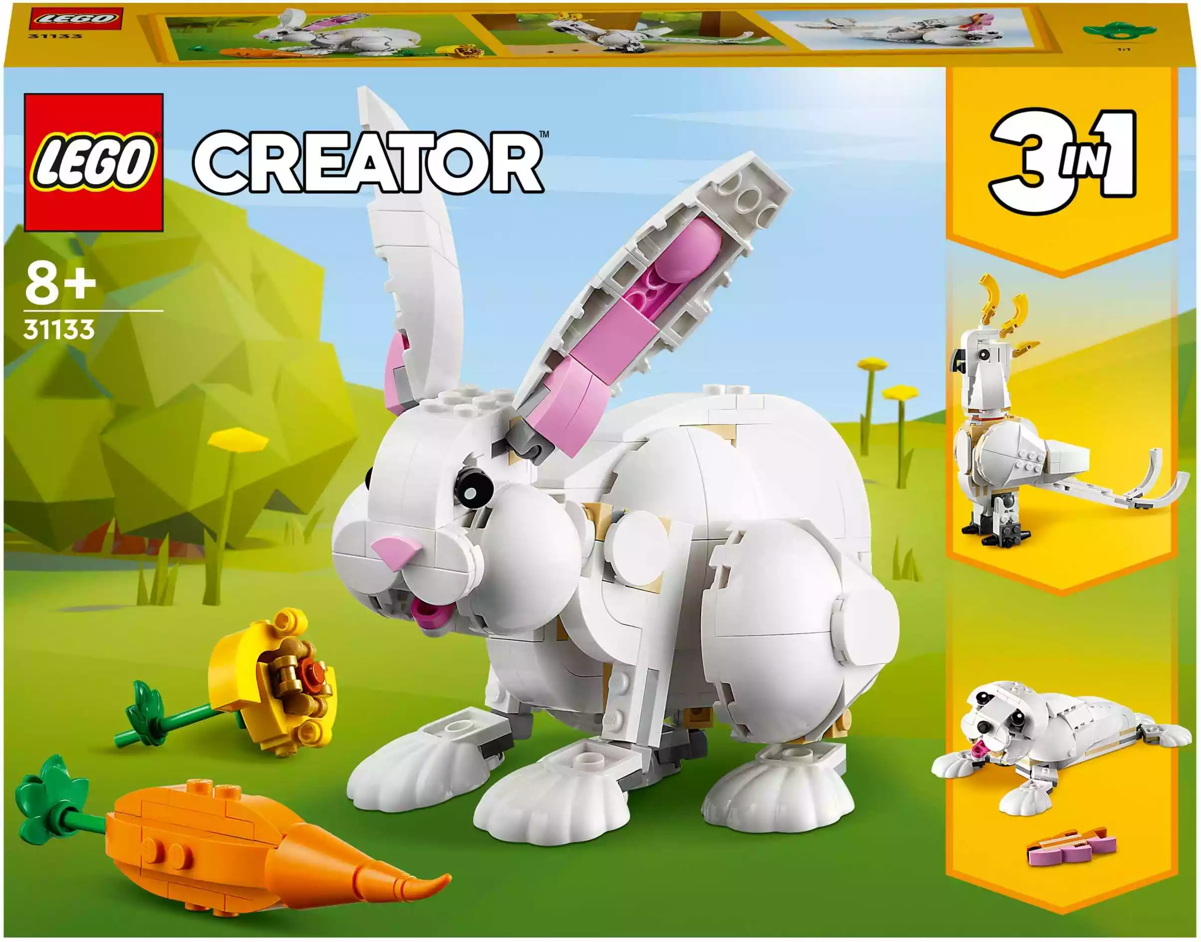 Lego Creator 3w1 Biały królik 31133