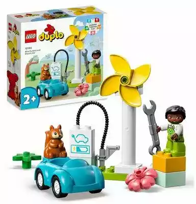 Lego Duplo Town Turbina wiatrowa i samochód elektryczny 10985