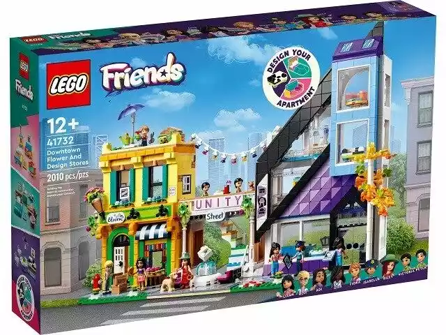 Lego Friends Sklep wnętrzarski i kwiaciarnia w śródmieściu 41732