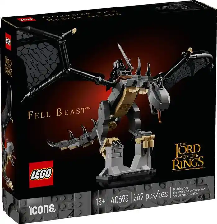 LEGO Icons 40693 Lord of the Rings - Władca pierścieni Skrzydlata bestia