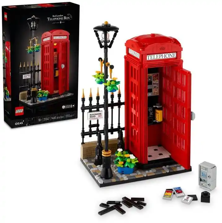 LEGO Ideas 21347 Czerwona londyńska budka telefoniczna