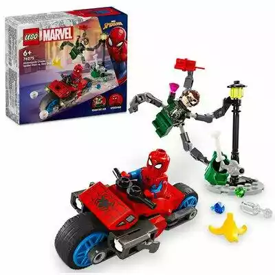 Lego Marvel Pościg na motocyklu Spider-Man vs Doc Ock 76275