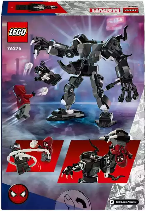 Lego Mechaniczna zbroja Venoma vs Miles Morales 76276