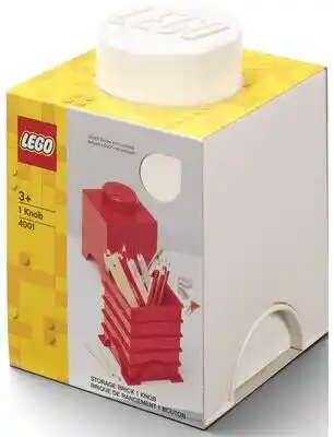 LEGO Pojemnik na klocek Brick 1 Biały 40011735