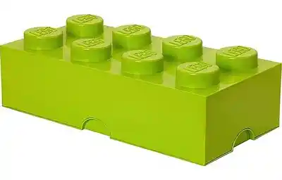 LEGO Pojemnik na klocek Brick 8 Jasnozielony 40041220