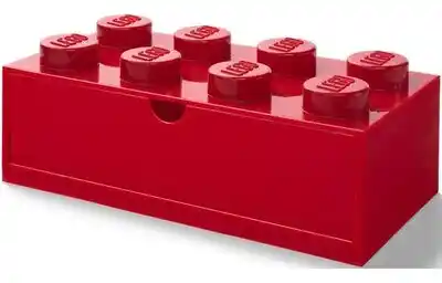 LEGO Pojemnik na z szufladką Brick 8 Czerwony 40211730