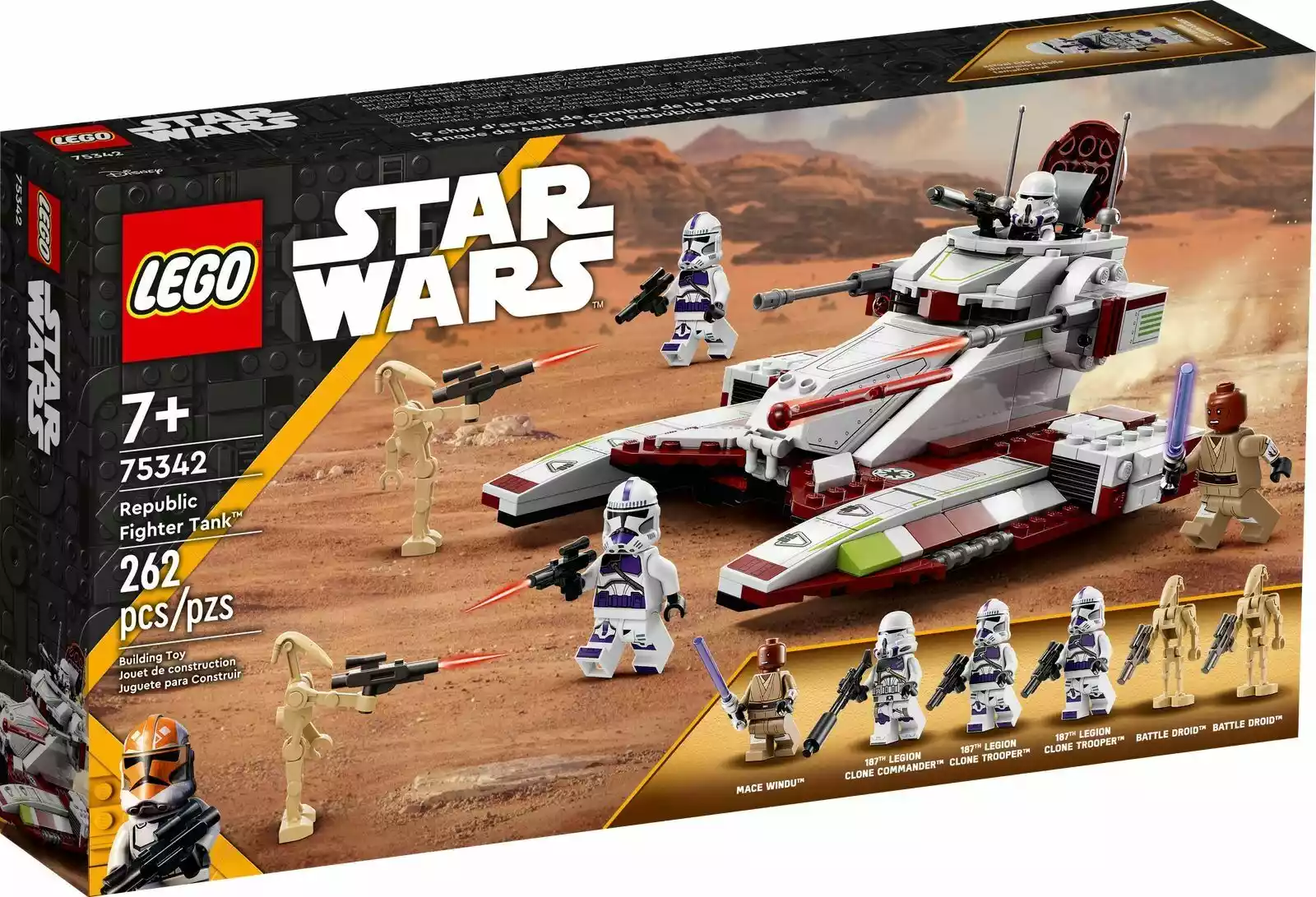 Lego Star Wars Czołg bojowy Republiki 75342