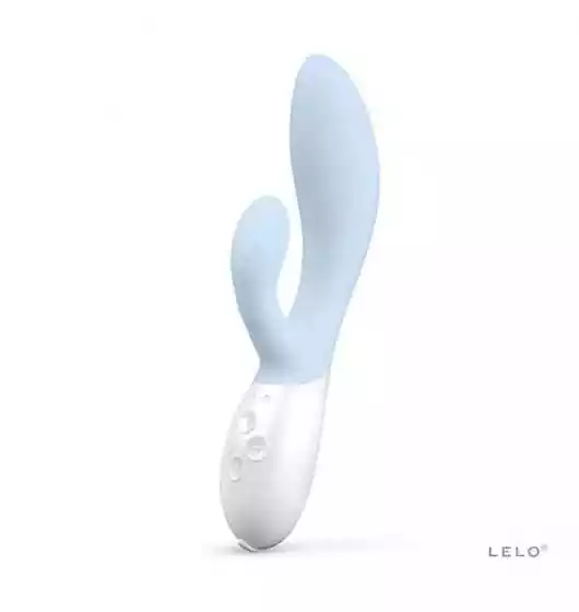 Lelo Ina 3 Seafoam - wibrator króliczek, niebieski