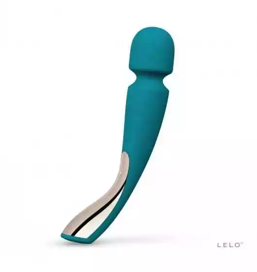 Lelo Smart Wand 2 - średni - ładowalny wibrator masujący (turkusowy)