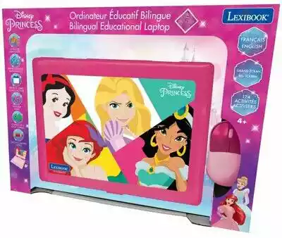 LEXIBOOK Zabawka laptop edukacyjny Disney Princess JC598DPI17