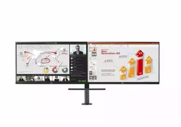 LG Ergo Dual 27QP88DP-BS 27 cali 2K IPS 75Hz 5ms Profesjonalny monitor LED