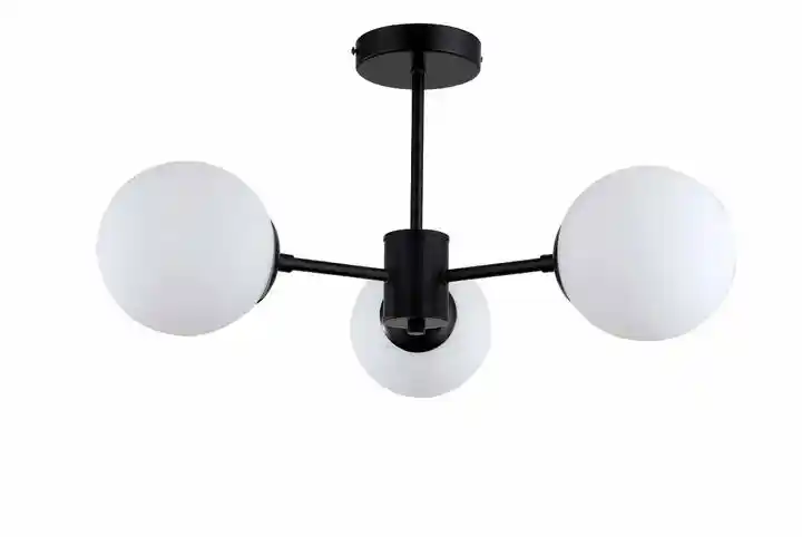 Light Prestige Lampa wisząca Roma 3 czarna