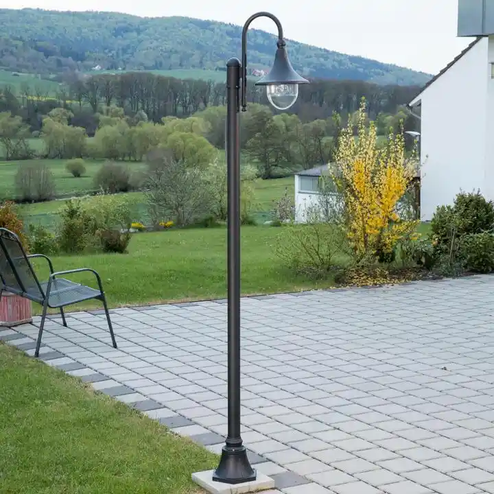 Lindby Daphne Zewnętrzna Lampa Ogrodowa Black 9611078