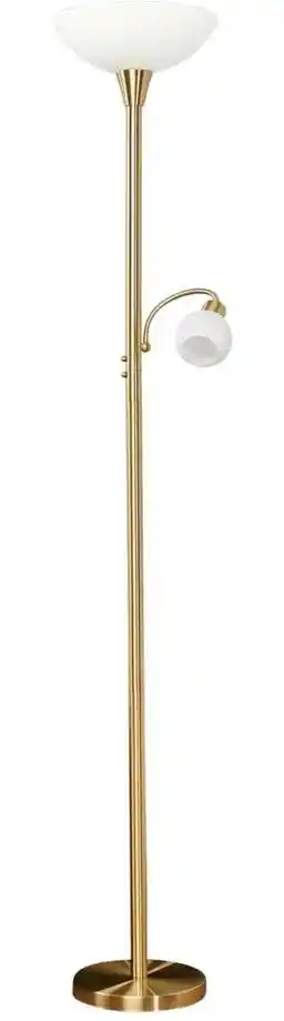 Lindby Elaina Lampa Podłogowa Brass/White 9620009