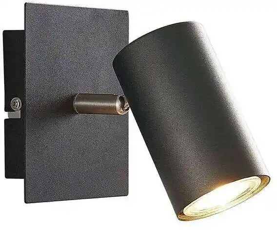 Lindby Joffrey Lampa Ścienna/Sufitowa Black 9624823