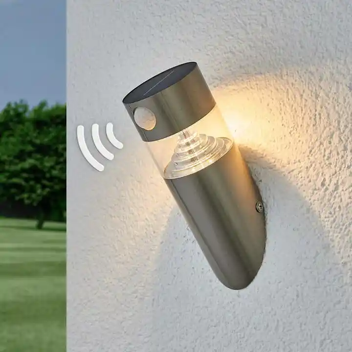 Lindby Kalypso LED Ścienna Lampa Ogrodowa w/Sensor Stainless Steel 9988128