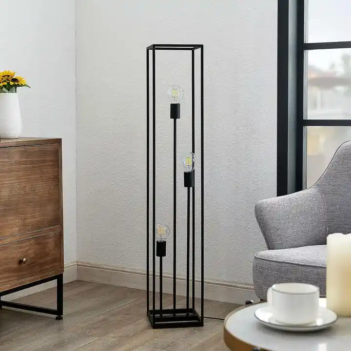 Lindby Krisha Lampa Podłogowa Black 9627257