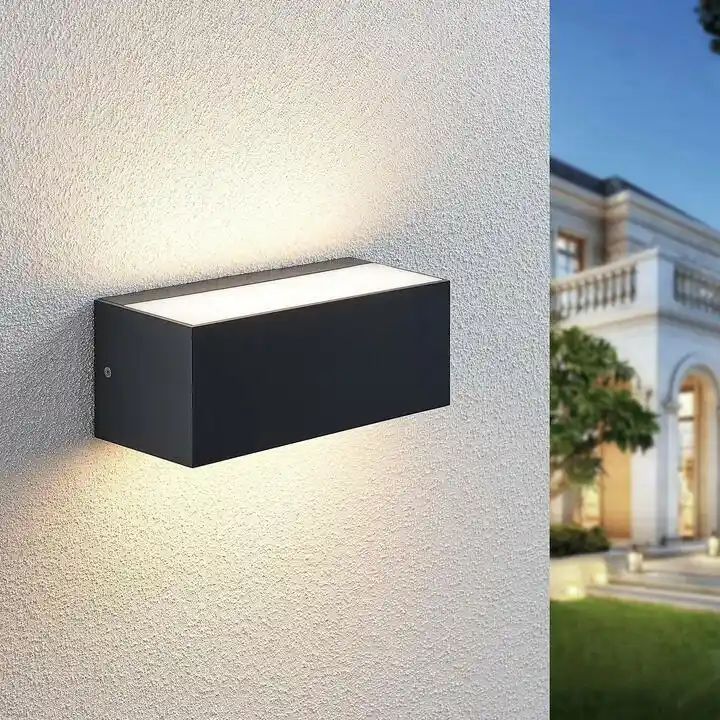 Lindby Nienke LED Ścienna Lampa Ogrodowa IP65 L23 Dark Grey 9949002