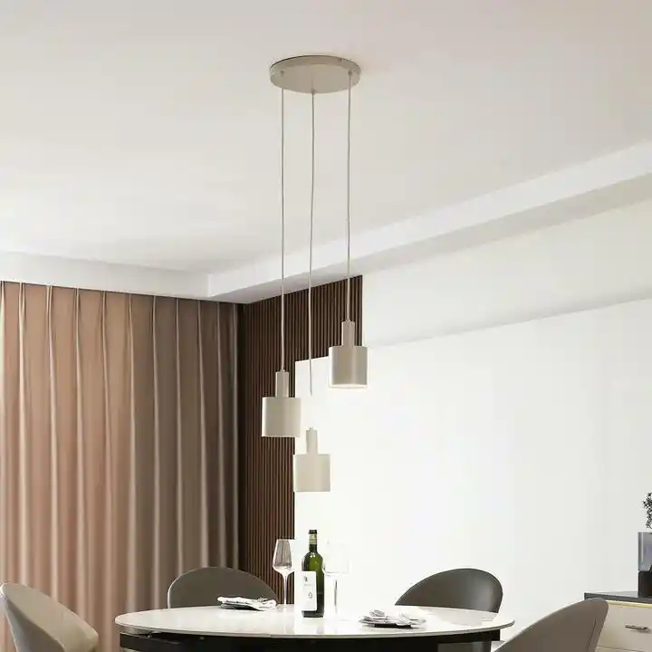 Lindby Ovelia 3 Round Lampa Wisząca Beige 10019910