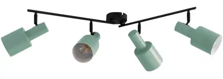 Lindby Ovelia 4 Lampa Sufitowa Green/Black 10019892