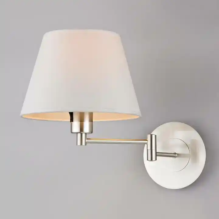 Lindby Pola Lampa Ścienna Cream/Matt Nickel 9620656