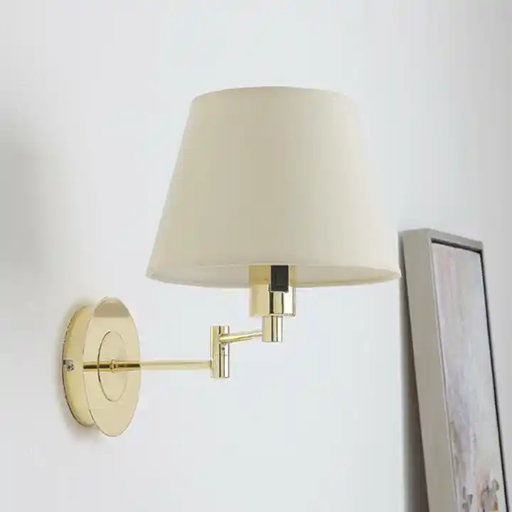 Lindby Pola Lampa Ścienna Cream/Polished Brass 9620319