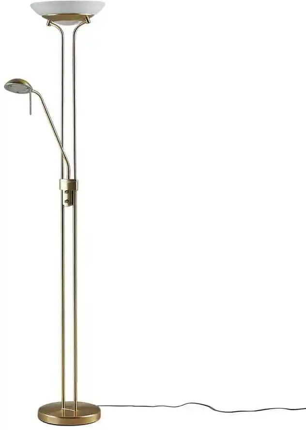 Lindby Yveta Lampa Podłogowa Brass/White 9620911