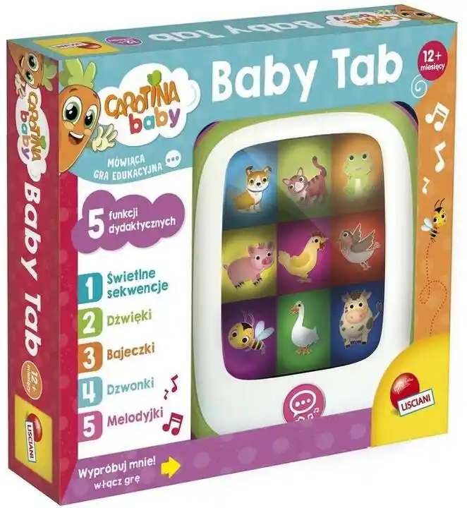 Lisciani Zabawka tablet edukacyjny Carotina Baby 304-PL55784