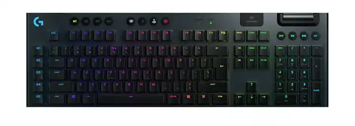 Logitech Klawiatura bezprzewodowa G915 Lightspeed Czarny US międzynarodowy Clicky 920-009111