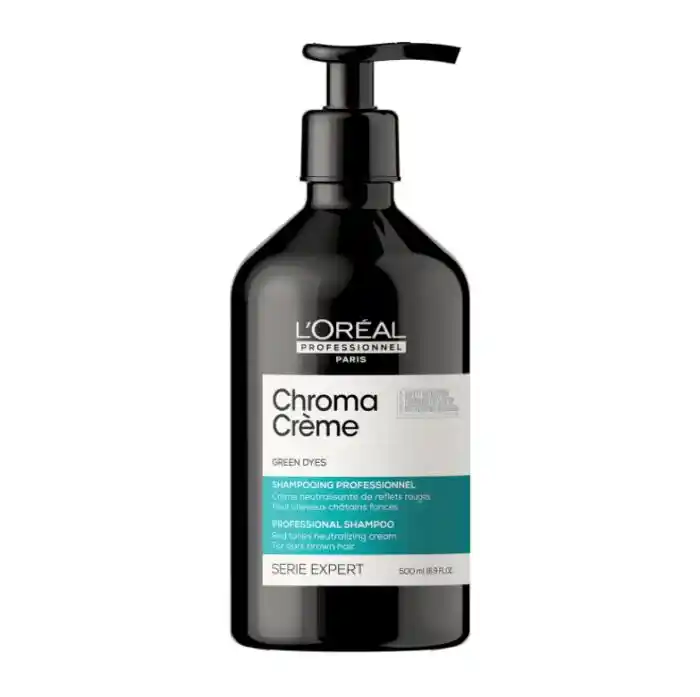 Loreal Chroma Creme Matte szampon neutralizujący czerwone odcienie do ciemnych brązów 500ml