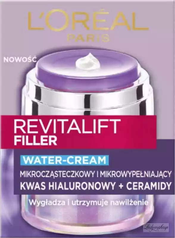 Loreal REVITALIFT FILLER Ujędrniający Krem do twarzy Water-Cream 50ml