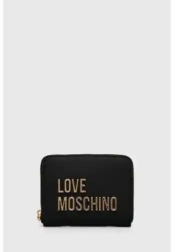 LOVE MOSCHINO Duży Portfel Damski JC5613PP1LKD0000 Czarny