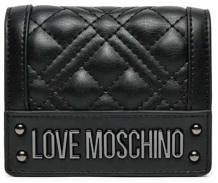 LOVE MOSCHINO Mały Portfel Damski JC5601PP1LLA000A Czarny