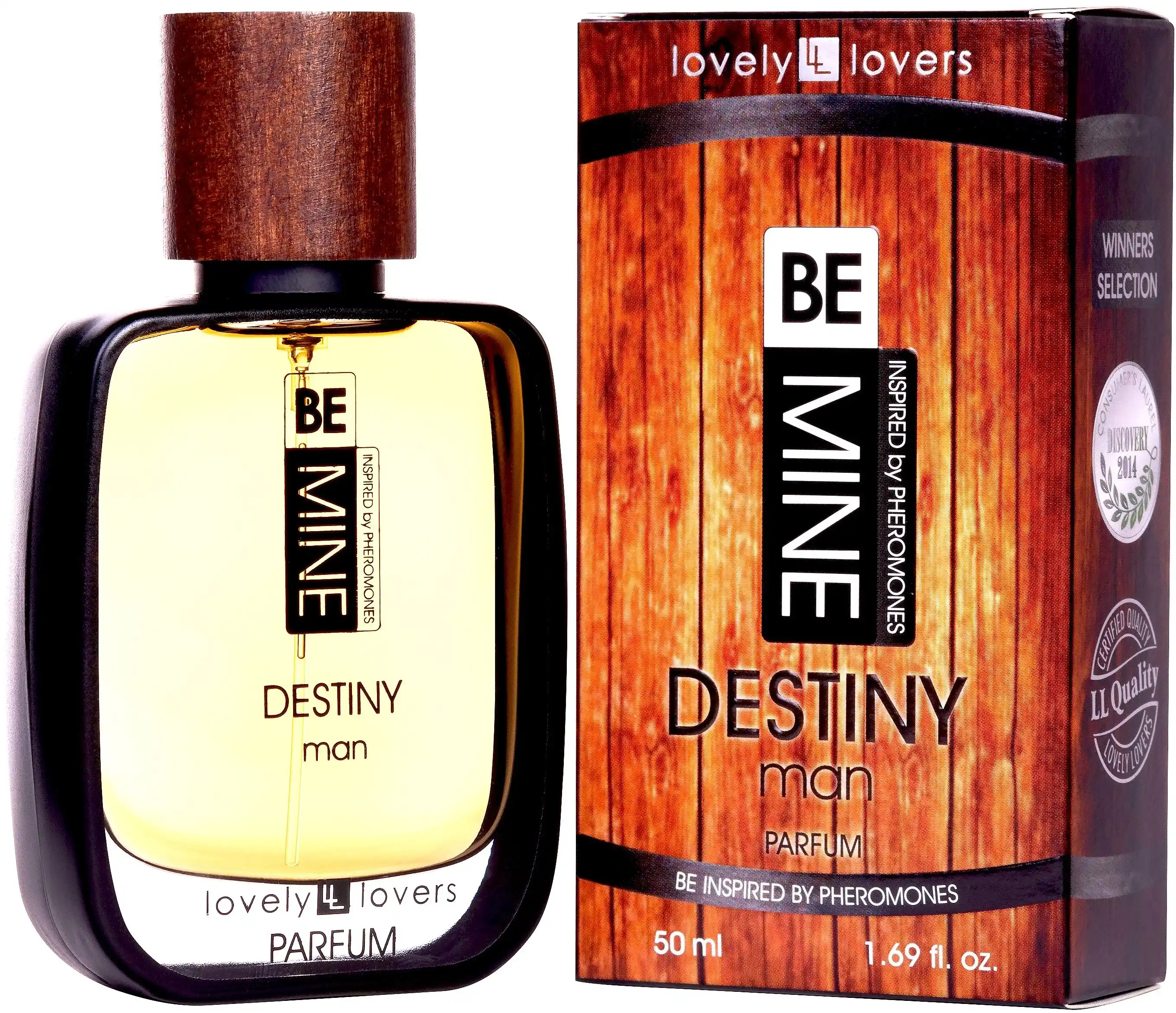 Lovely Lovers BeMine Destiny Man Perfumy z feromonami zapachowymi spray 50ml