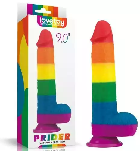 Lovetoy 9 Prider Dildo - Dildo klasyczne na przyssawce